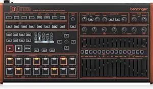 Behringer 0704-AAC Bass Wood Classic LM Hybrid Sampling Drum Machine, Black