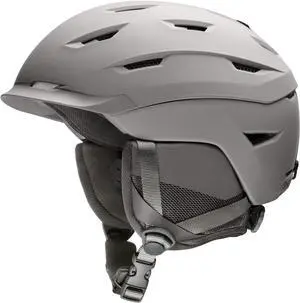 SMITH Optics Level Snowboarding Helmet, Matte Cloudgrey - Medium (55-59cm)
