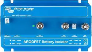 Victron Energy Argofet Fet-Based Battery Isolators 200-2AC for Marine, 12/24-V
