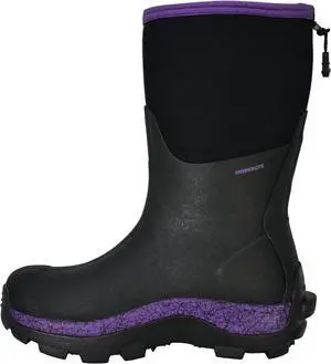 Dryshod Arctic Storm Cold Conditions Womens Winter Boot, Black/Purple - Size 10