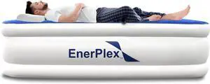 EnerPlex Self-Inflating Blow Up Portable Air Mattress for Travel/Home, Queen-13"