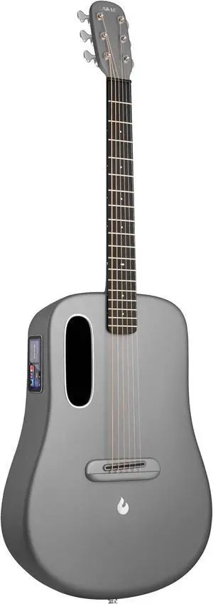 LAVA ME 4 Fiber Travel Acoustic Electric Guitars Carbon, 36INCH Space Gray