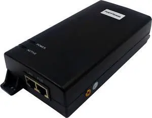 PoE Texas Single Port Gigabit Ethernet Injector for IP Camera and PC - 55 Volts