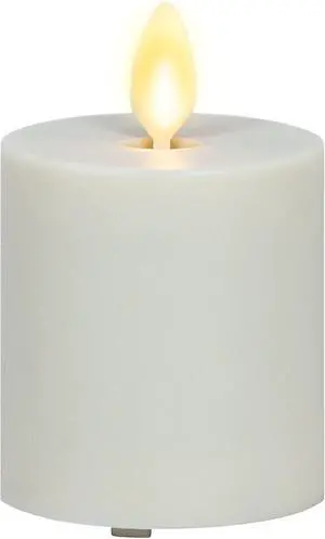 Luminara Votive Flameless Outdoor LED Candle for Decor - 2" x 3.2", Pearl Ivory