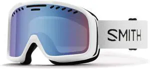 SMITH Optics Project Snow Winter Goggle for Adult - White, Blue Sensor Mirror