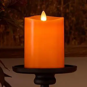 Luminara Flickering Flameless LED Candle, Battery Operated with Timer Function