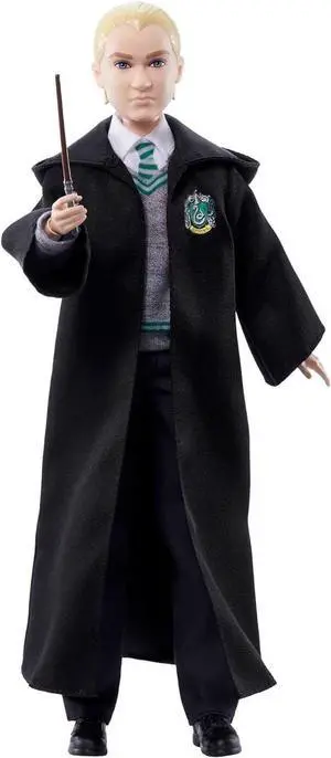 Mattel Harry Potter HMF35 Draco Malfoy Doll with Wand & Robe, Collectible Toy