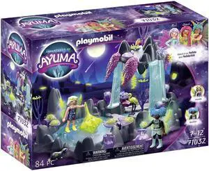Playmobil Moon Fairy Lake Flowers Plastic Toy Playset for Kid, Pastel, 84 Pieces
