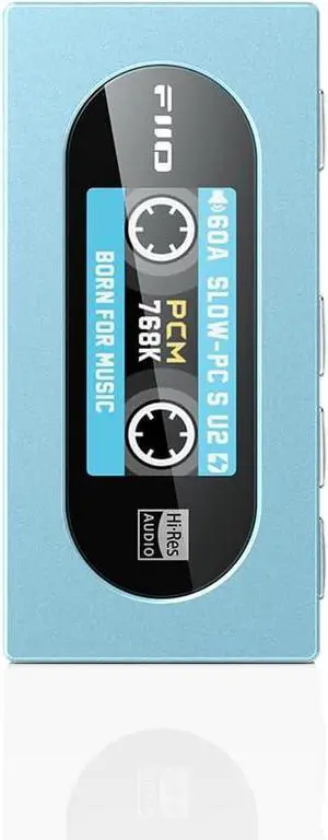 FiiO KA15 Portable DAC & Headphone Amplifier Compatible w/ Android/iOS/PC - Blue