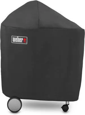 Weber Drawstring Durable Polyester Grill Cover for Performers - Black, 22 Inches Weber Drawstring Durable Polyester Grill Cover for Performers - Black, 22 Inches