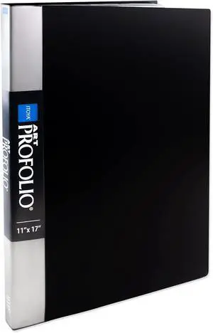 Itoya Original Sketch Protector Art ProFolio Book w/ Plastic Page, Clear - 11x17