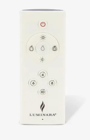Luminara Remote Control Rechargeable Flicker Speed Flameless Candle - Ivory
