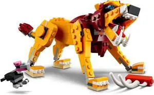 LEGO Creator 2021 3in1 Wild Lion 31112 Building Kit, 224 Pieces Animal Toy Set