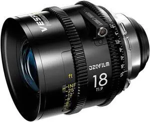 DZOFILM Vespid 2 18mm T1.9 Cinema Prime Lens w/ Fullframe PL Mount, Manual Focus