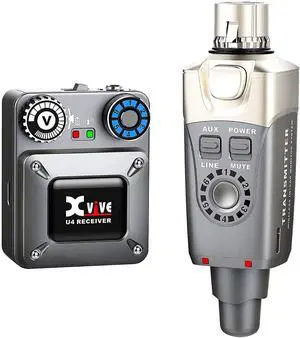 Xvive U4 In-Ear Monitor Wireless System XLR Male to 1/4 " TS Male Adapter