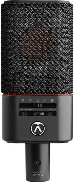 Austrian Audio OC818 Studio Multi-Pattern Condenser Microphone, 20 KHz - Black