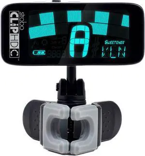 Peterson StroboClip HDC-V Clip-On Rechargeable Strobe Tuner with Violin Clamp