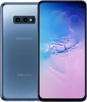 Samsung Galaxy S10e 128GB+6GB 6.1" Dual-SIM Unlocked AT&T Smartphone, Prism Blue