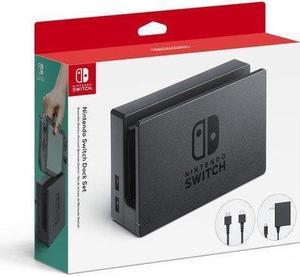 Refurbished Nintendo Switch System Portable Game Play Console Grey SlideIn Dock Set