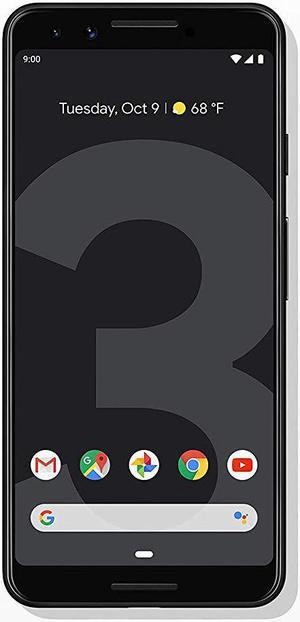Google - Pixel 3 64GB -  Factory Unlocked - GSM & CDMA Just Black - Good Condition - 90 Day Warranty!