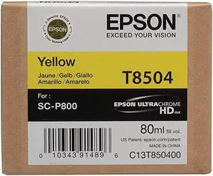 T850400 SINGLE 1X80 ML PHOTO YELLOW