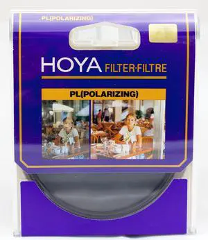 Hoya 43mm LINEAR Polarizer PL Glass Lens Filter Authorized USA Dealer B--43PL-GB