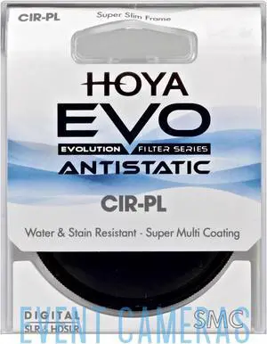 Hoya Evo Antistatic CPL Circular Polarizer Filter - 77mm #XEVA-77CPL