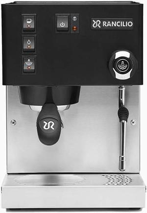 Rancilio Silvia M V6 Espresso Machine - Stainless Steel (Black)