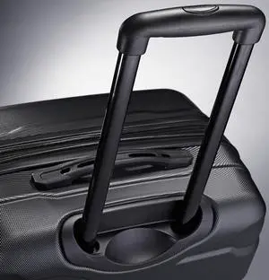 Samsonite Omni PC Hardside Luggage, Black, Checked-Medium