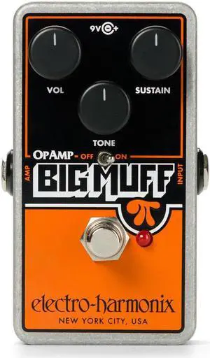 Electro-Harmonix Op-Amp Big Muff Pi Distortion/Sustainer Effects Pedal