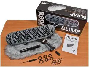 BLIMP Shotgun Microphone Windscreen and Shockmount System