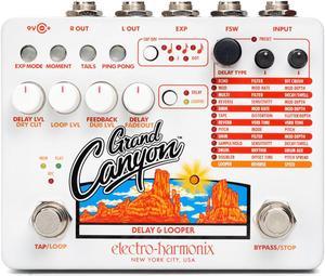 Electro-Harmonix Grand Canyon Delay & Looper Guitar Effects Pedal