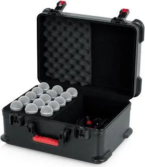 Gator GTSA-MIC15 TSA ATA Molded Case with 15 Mic Drops