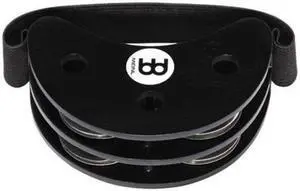 Meinl FJS2S-BK Foot Tambourine Steel Jingles, Black