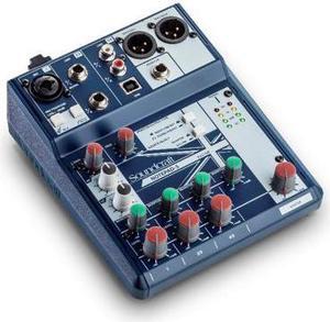 Soundcraft Notepad-5 5-channel Analog Mixer w/USB I/O