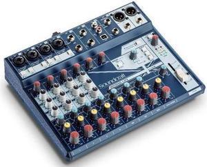 Soundcraft NOTEPAD-12FX; 12CH DESKTOP MIX MIXER W/ USB, 3 BAND EQ AND LEXICON EFFECTS