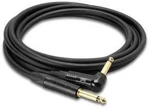 Hosa Edge Guitar Cable, Neutrik Straight to Right Angle, 10 Feet