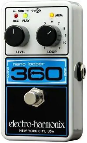 Electro-Harmonix Nano Looper 360 Delay & Looper Pedal