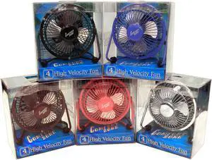 Comfort Zone Fan High Vel 4" Adj 2960-2596