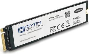 Oyen Digital 8TB NVMe M.2 2280 Gen4 PCIe TLC BiCS6 SSD