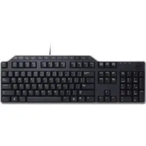 Dell-IMSourcing Business Multimedia Keyboard - KB522 - Cable Connectivity - USB Interface - 104 Key - Compatible with Workstation, Desktop Computer, Notebook - Volume Control, Back, My Computer, Slee