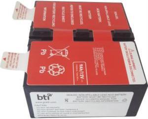 BTI UPS Battery Pack - 9000 mAh - 19 V DC - Sealed Lead Acid (SLA) - Sealed BR1200G-FR BR1200GI BR1300G - APCRBC124-SLA124