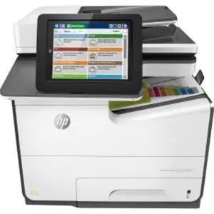 HP PageWide Enterprise 586f Page Wide Array Multifunction Printer - Color - Plain Paper Print - Desktop - Copier/Fax/Printer/Scanner - 50 ppm Mono/50 ppm Color Print - 2400 x 1200 dpi Print - 1 x Inp
