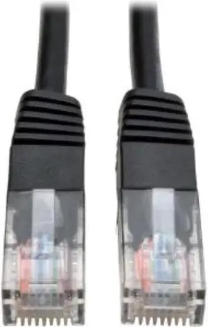 25FT CAT5E BLACK PATCH CABLE - N002-025-BK