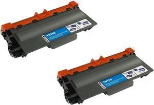 TTA ® Brother TN750 New Compatible High Yield Toner Cartridge [2 Year Worry Free Warranty] [2 Pack]
