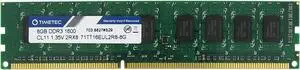 Timetec Hynix IC 8GB DDR3L 1600MHz PC3-12800 Unbuffered ECC 1.35V CL11 2Rx8 Dual Rank 240 Pin UDIMM Server Memory Ram Module Upgrade (8GB)