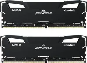 Timetec Pinnacle Konduit 16GB KIT(2x8GB) DDR4 3600MHz PC4-28800 CL18-22-22-42 XMP2.0 Overclocking 1.35V Compatible for AMD and Intel Desktop Gaming PC Memory Module RAM - Black