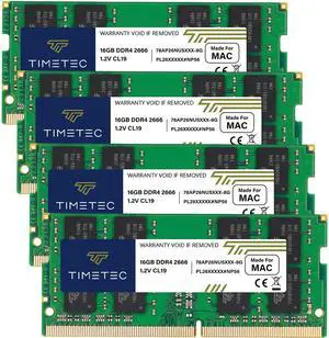 Timetec 16GB Compatible for Apple DDR4 2666MHz for Mid 2020 iMac