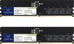 Timetec 32GB KIT(2x16GB) DDR5 5600MHz PC5-44800 Unbuffered Non-ECC 1.1V CL46 1Rx8 Sinlge Rank 288 Pin UDIMM Desktop Memory RAM Module Upgrade Timetec 32GB KIT(2x16GB) DDR5 5600MHz PC5-44800 Unbuffered Non-ECC 1.1V CL46 1Rx8 Sinlge Rank 288 Pin UDIMM Desktop Memory RAM Module Upgrade