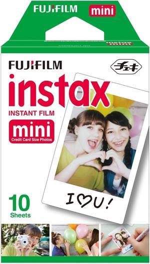 Fujifilm Instax Mini Single Pack 10 Sheets Instant Film for Fuji Instant Cameras